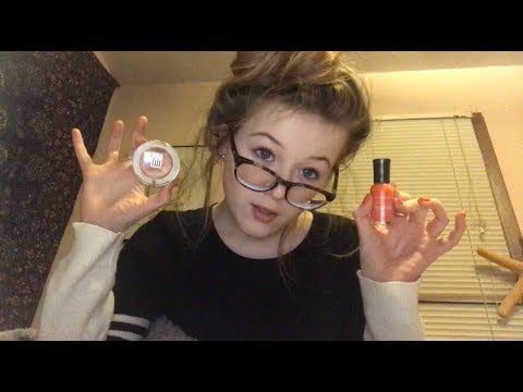 ASMR Random Triggers, Tapping, Tounge clicking, Lid sounds, Whispers Etc