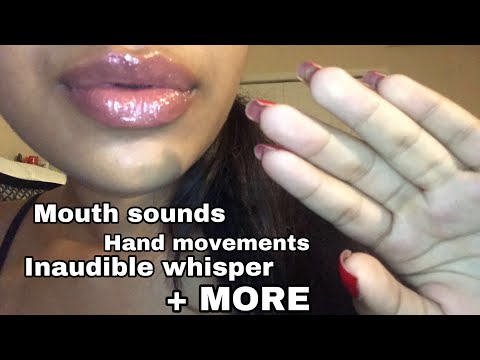 ASMR~ Giving you 100+ tinglesss (mouth sounds+ hand movements+ repeating words+ more)