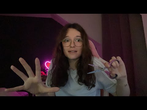 ASMR ~ Roleplay la stagiaire te coupe les cheveux ✂️