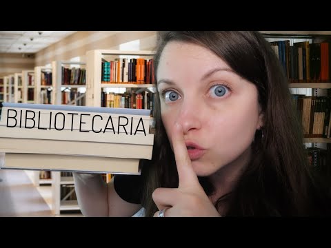 RELAX IN BIBLIOTECA ASMR ROLEPLAY Tapping, keyboard, reading, flipping pages