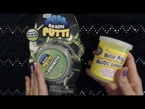 ASMR ~ Playing With Brani Putti & Noise Putty / Slime / Popping / Soft Spoken