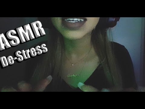 {ASMR} De-Stress with me | lets relax and fall asleep together