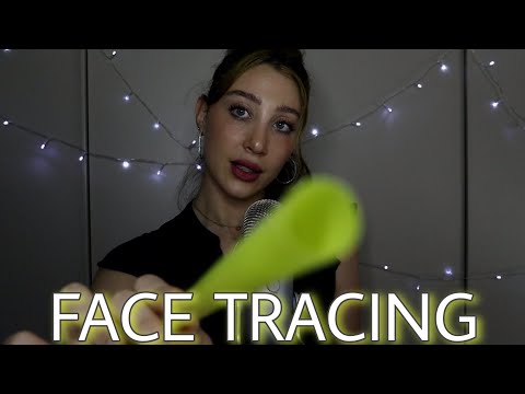 TRACING YOUR FACE AND TOUCHING | FAST AND AGGRESSIVE TAPPING | ASMR