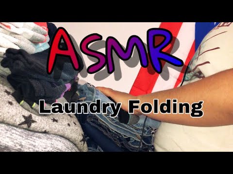 Fall Asleep to Me Folding Laundry | ASMR