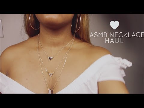 ASMR Necklace Try-On Haul (Rambling | Relaxing) | Soft Spoken