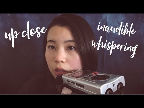 [ASMR] INAUDIBLE WHISPERS | Mouth and Tongue Sounds | Breathy and Up Close