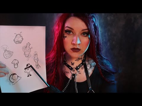 Goth Girl inks you / Tattoo Shop RP (Measuring, Cleaning, Consultation, Tattooing, etc)