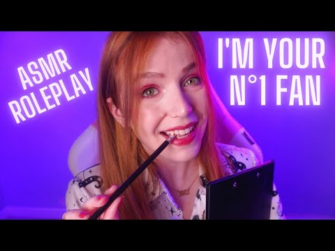 YOUR BIGGEST FAN INTERVIEWS YOU ASMR Roleplay