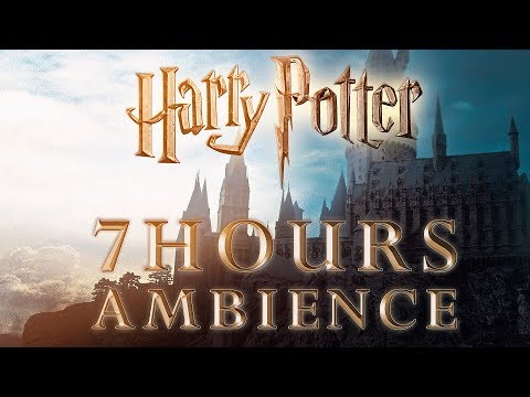 7 Hours Harry Potter Ambience ⚡ RELAX & STUDY 📚 All ASMR Rooms