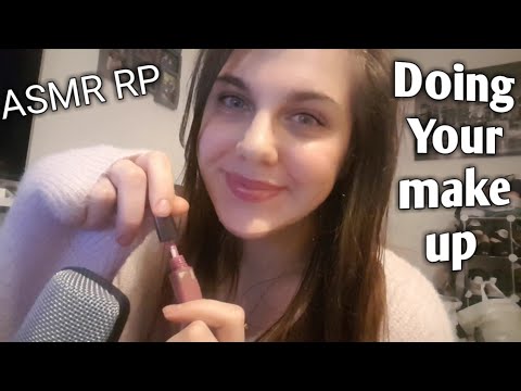 ASMR || Personal Attention | Doing your make up & Cutting your bangs || ROLEPLAY ||