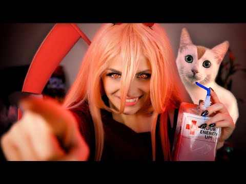 Power Hates Being Your Roomate 🩸| Chainsaw Man ASMR ⛓🪚 (personal attention)