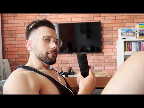 A MUSCLE GUY TRIES MOUTH SOUNDS * ASMR