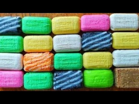 Soap CUBES\Crushing crunchy dry soap\Soap curving ASMR\Relaxing sounds