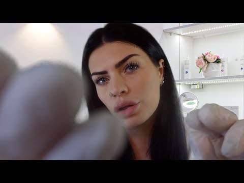 ASMR Relaxing Skin Assessment 🧖🏻‍♀️ (up close, personal attention roleplay)