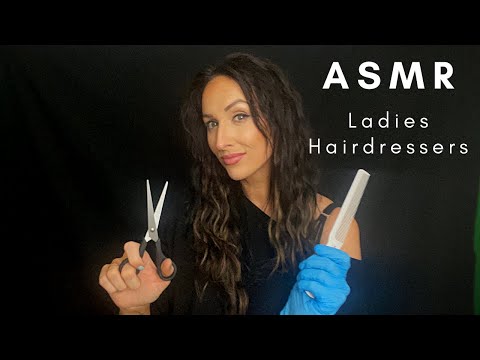 ASMR Hairdressers ✂️ Hair Treatment Magazine flipping 🧤Plastic Gloves 💇‍♀️ Haircut [Lofi]