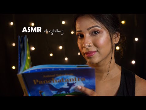Indian ASMR| Close Up Whispering & Telling You Panchatantra Stories| Hindi & English| Low light