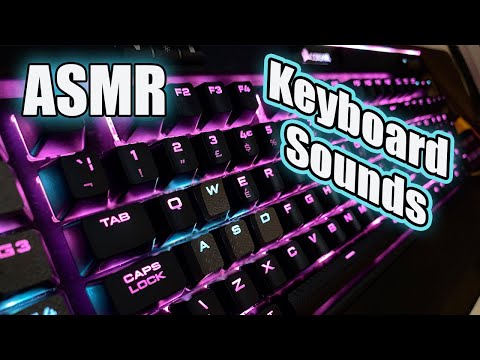ASMR - Keyboard Typing, Mechanical Keyboard Sounds, Tapping