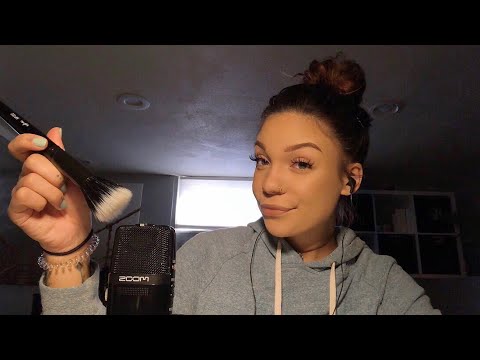 ASMR- Face and Mic Brushing