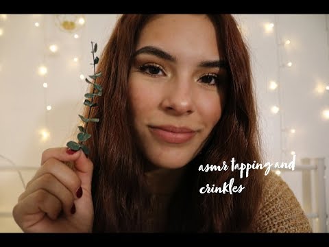 ASMR tapping and crinkles