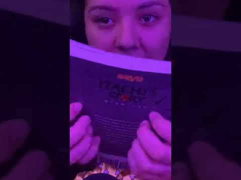 ASMR | Tapping On A Book, Itachi’s Story