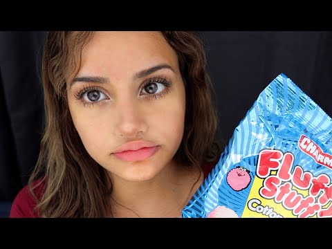 ASMR Mouth Sounds with Cotton Candy