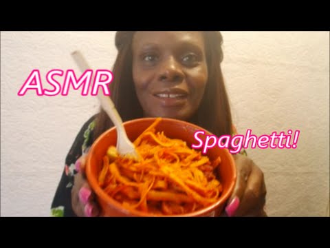 Eating Spaghetti ASMR Whispering