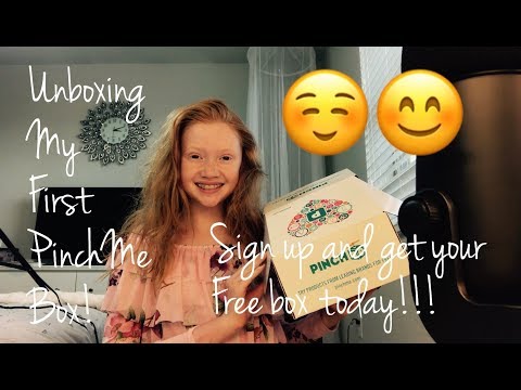 Unboxing My First PinchMe Box!!😊☺️ Get Your FREE Boxes Today ☺️😊