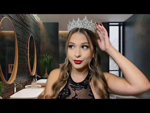 ASMR Toxic friend touches up your makeup during prom ❤️💄🙄