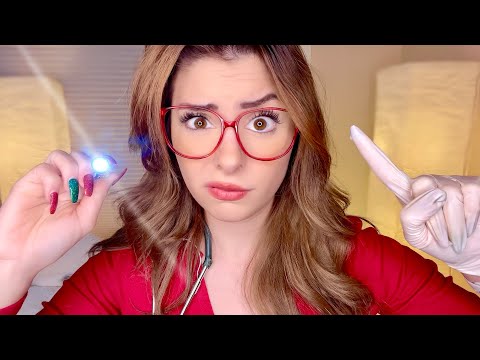 ASMR Full Body Exam EVERYTHING is Wrong ⚡ Cranial Nerve, Doctor Roleplay, Eye, Hearing, Medical RP