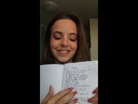 *ASMR* ❤︎ Showing you my song book and triggering you gently ❤︎