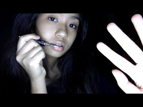 ASMR ~ Lip Gloss Application (Sticky Gloss Sounds, Mouth Sounds and Personal Attention)