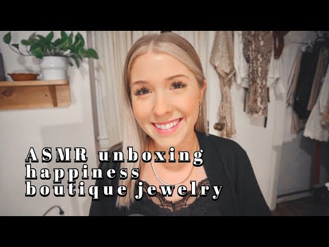 ASMR jewelry unboxing | happiness boutique