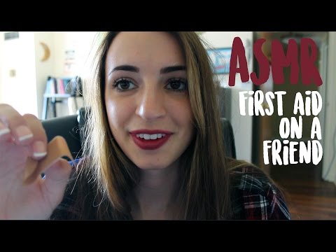 ASMR - First Aid on a Friend (Taking Care of You!) ~Soft Spoken~