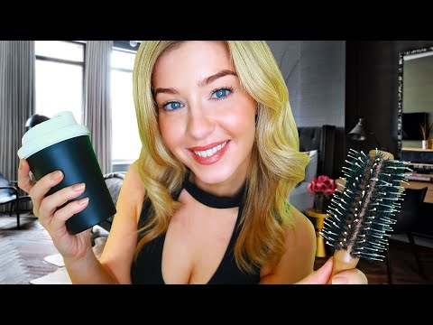 ASMR Your GIRLFRIEND Wants To....Get You READY For Work! 👔