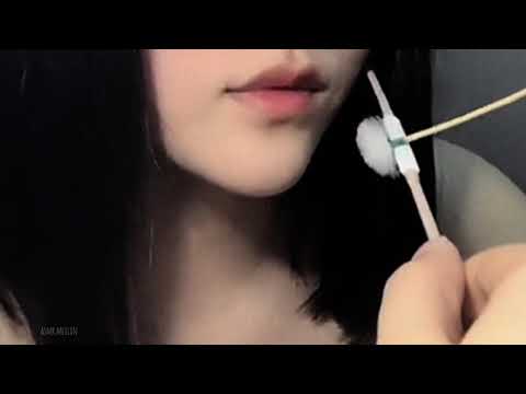 asmr - mic brushing dusting with mouth sounds