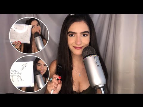 [ASMR] Eu desenho e você advinha o que é!