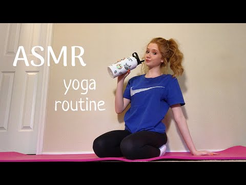 ASMR ~ My Yoga Routine