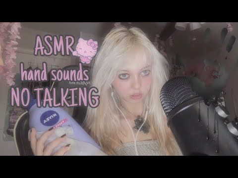 ASMR hand sounds NO TALKING 🤲🏻(snapping, lotion, gloves)