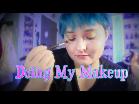 ASMR || Doing My Makeup 💗💛💙 Soft Spoken