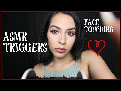 ASMR 🖤 TRIGGERS (  Inaudible sounds/ Face Touching/ Etc)