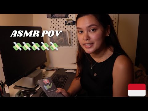 ASMR INDO Bank Roleplay 💸 | menghitung uang, mengetik, suara kertazzzzz