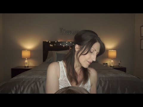 ASMR Personal Attention | Softly Spoken Bedtime Story with Hair Brushing & "Dry" Shampoo for Tingles