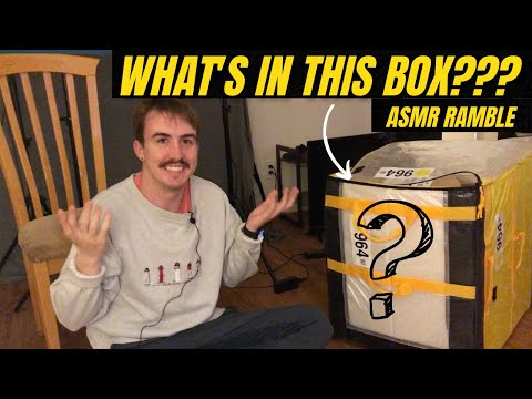 🎬 Unbox this BIG YELLOW BOX from Amazon with me! - ASMR Ramble | Soft Spoken 👄