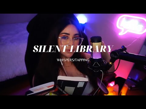 [ASMR] | SILENT LIBRARY - Come sign up for your library card!