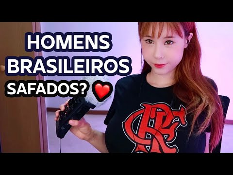 ASMR O Que Uma Coreana Ama Sobre Os Homens Brasileiros (Namorada Coreana?!)