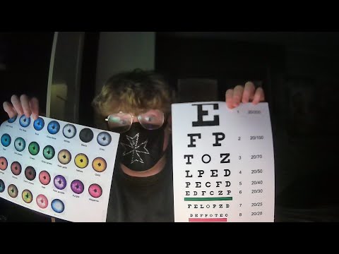 ASMR giving you new eyes // eye exam roleplay