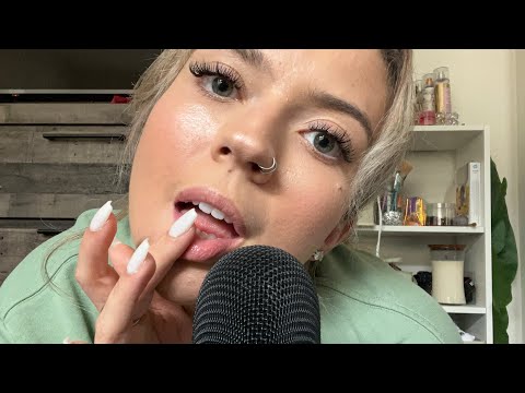 INTENSE Mouth to Mic ASMR| Unintelligible Whispers| Hand Movements
