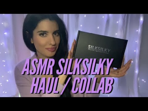 ASMR Haul / Collaboration - SILKSILKY Silk Products Unboxing and Show & Tell💕💖🧚🏼🦋🧖🏻‍♀️🧘🏻‍♀️🛀😌