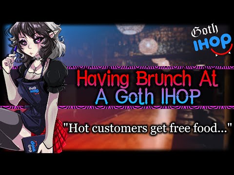 Sassy Goth IHOP Waitress Flirts With You [Dominant] | ASMR Roleplay /F4A/