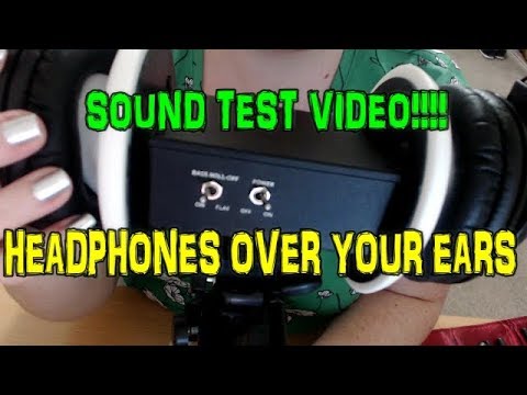 ASMR | HEADPHONES OVER EARS - SHORT SOUND TEST VIDEO!!!